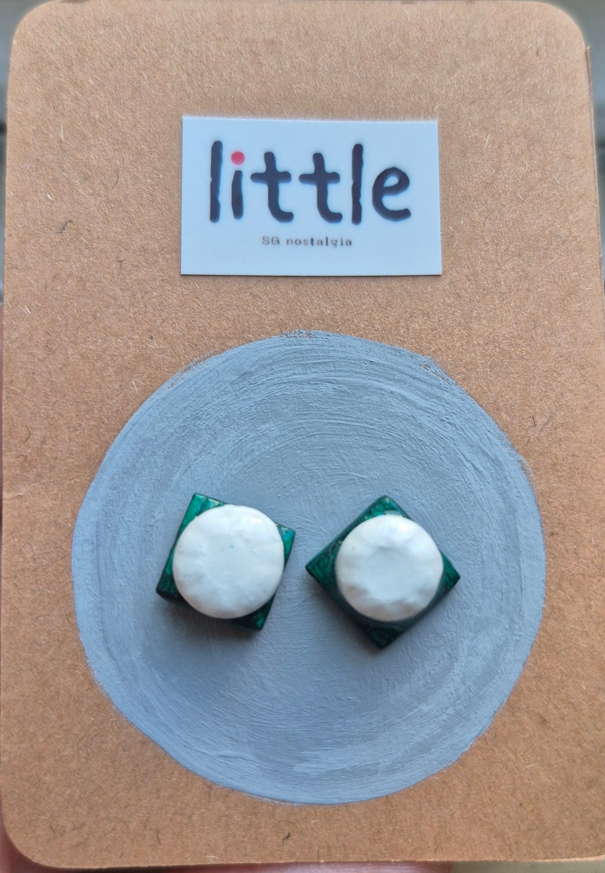 Singapore Tutu Kueh earrings