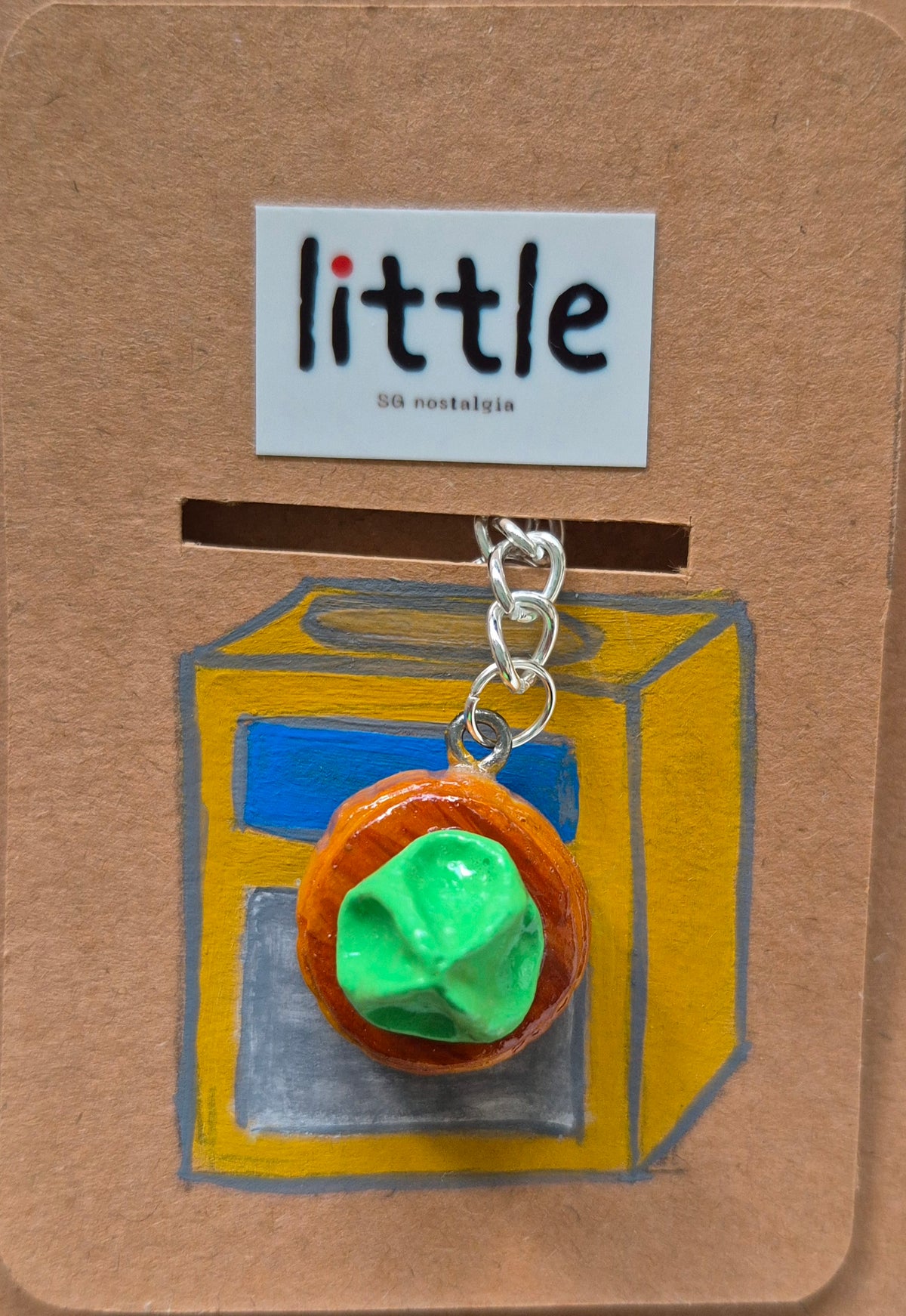 Iced gem keychain (darker shade)