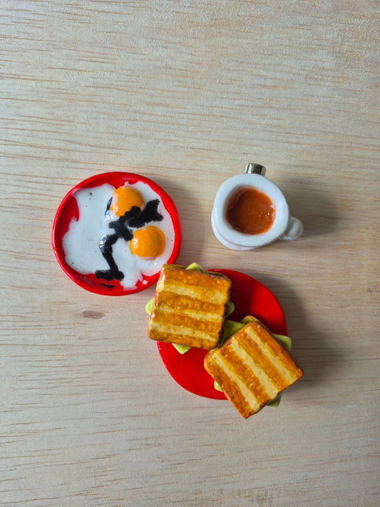 Kaya toast set magnet (Pre-order)