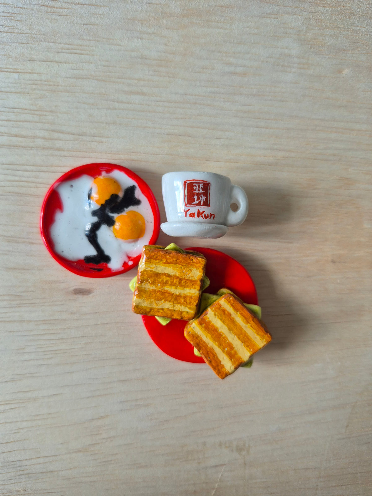Kaya toast set magnet (Pre-order)