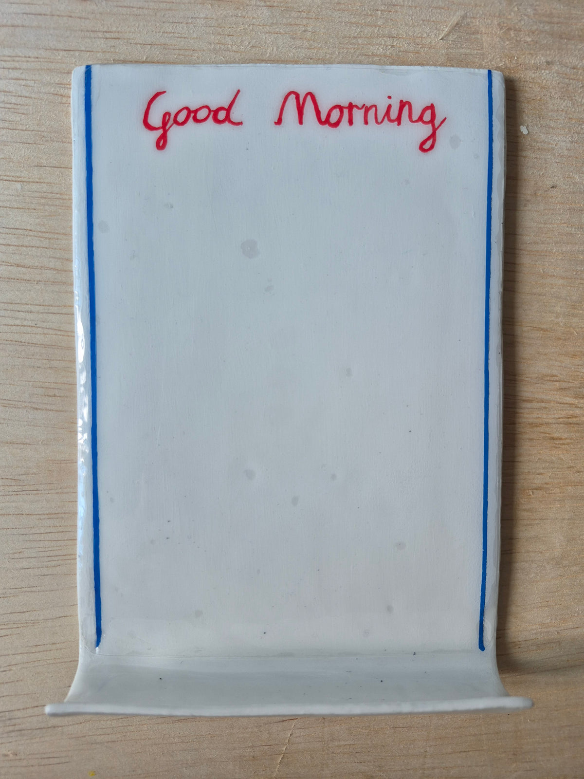 Good Morning towel magnetic dry-erase board