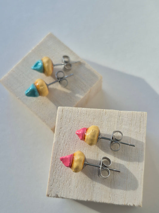 Iced-gem earrings
