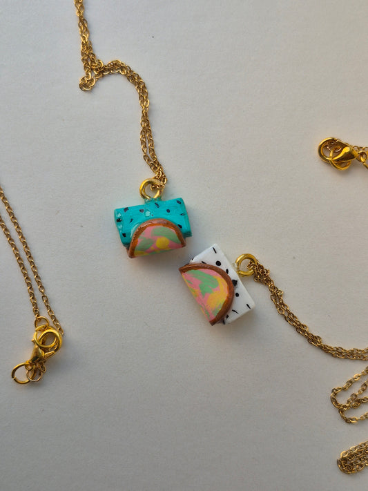Ice-cream bread necklace